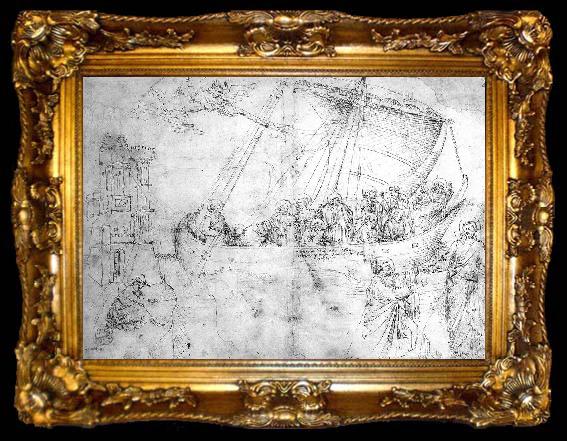 framed  GIOTTO di Bondone Navicella ssh, ta009-2